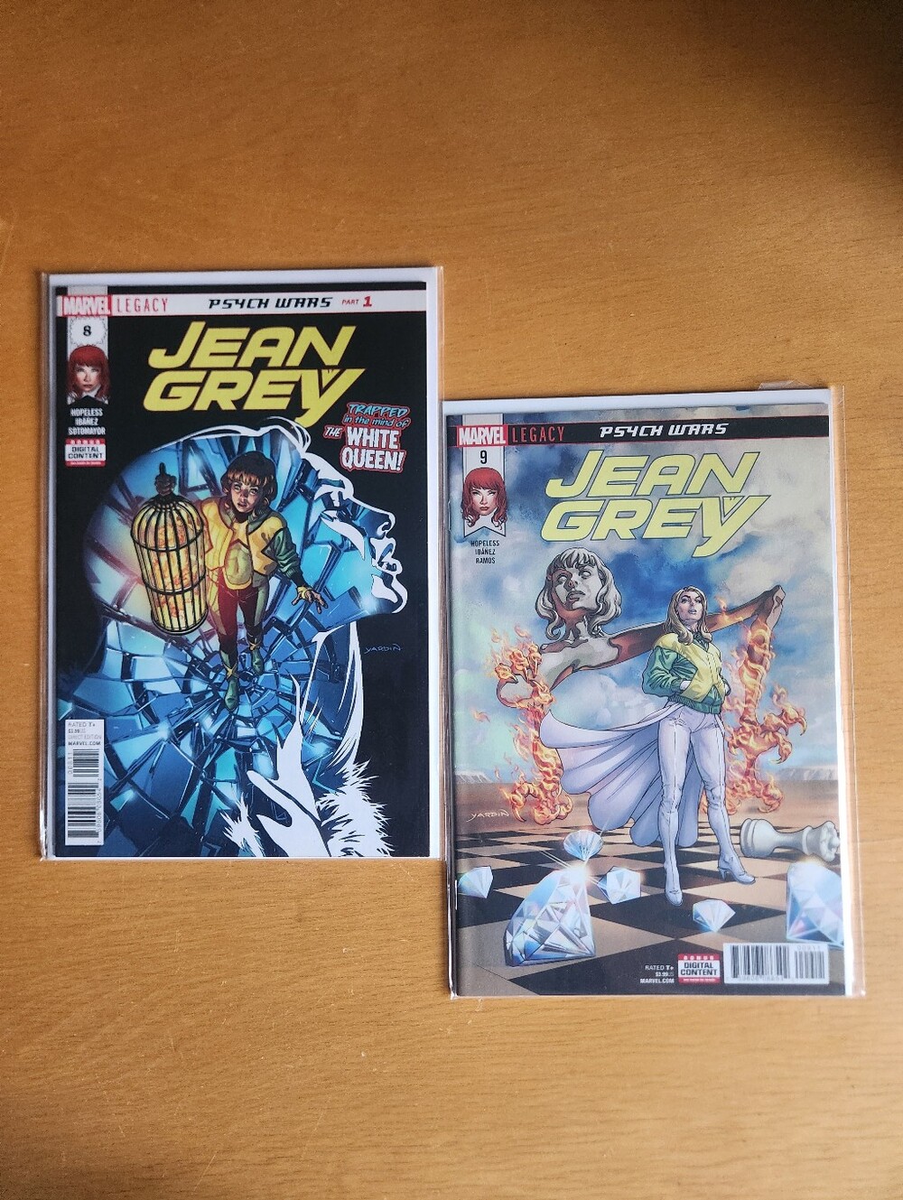 Jean Grey #8, & #9, Marvel Comics (Lot of 2)